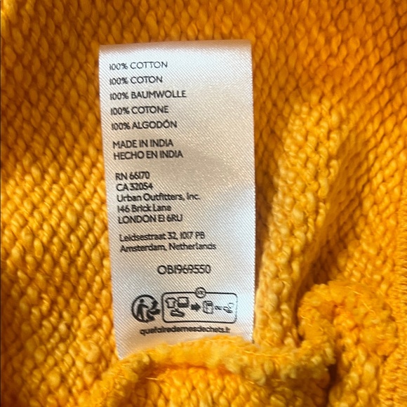 NWT NEW We The Free Yellow Free People Short Sleeve Tee Tank Top Sleeveless - Picture 6 of 7